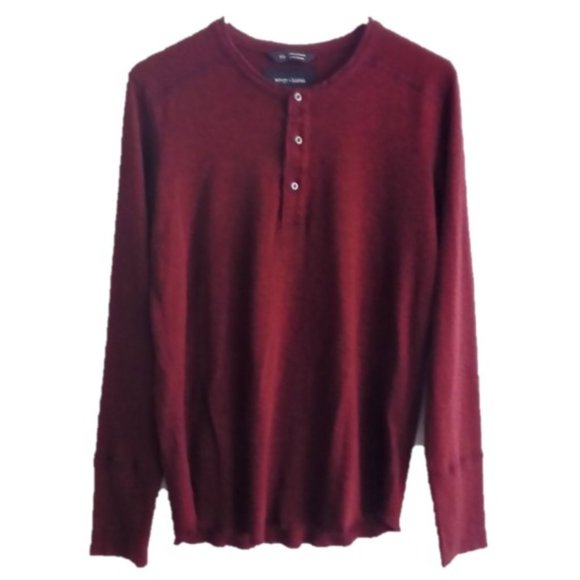 WINGS AND HORNS Base Long Sleeve Henley READ - small hole - Picture 7 of 16